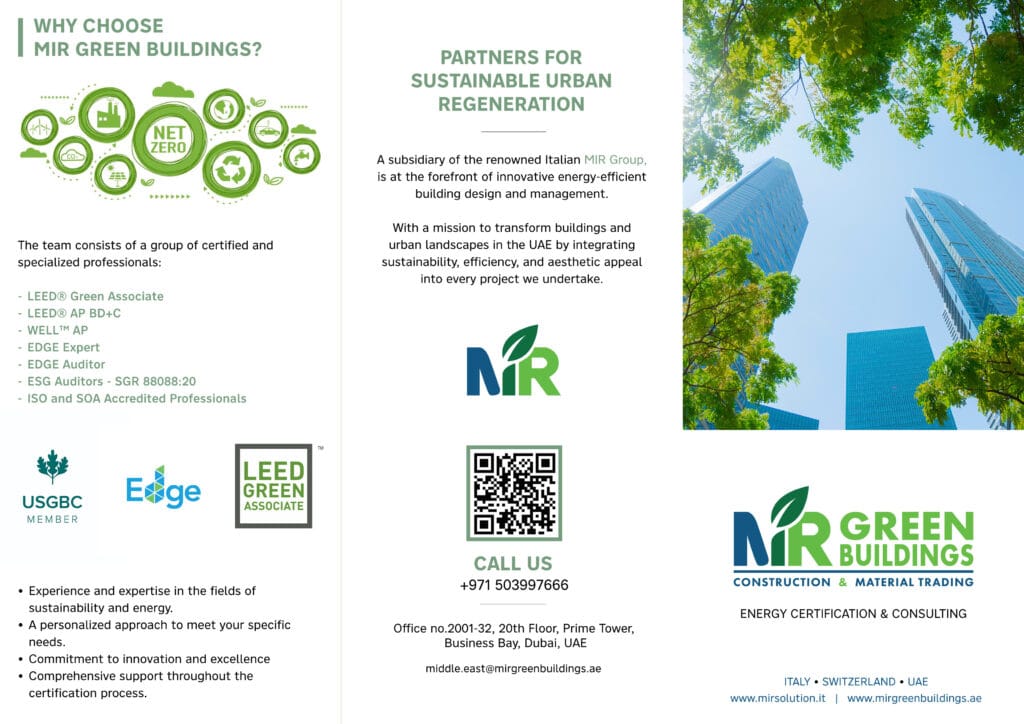 Partnership Program 2 Energy Certification MIR Green Buildings